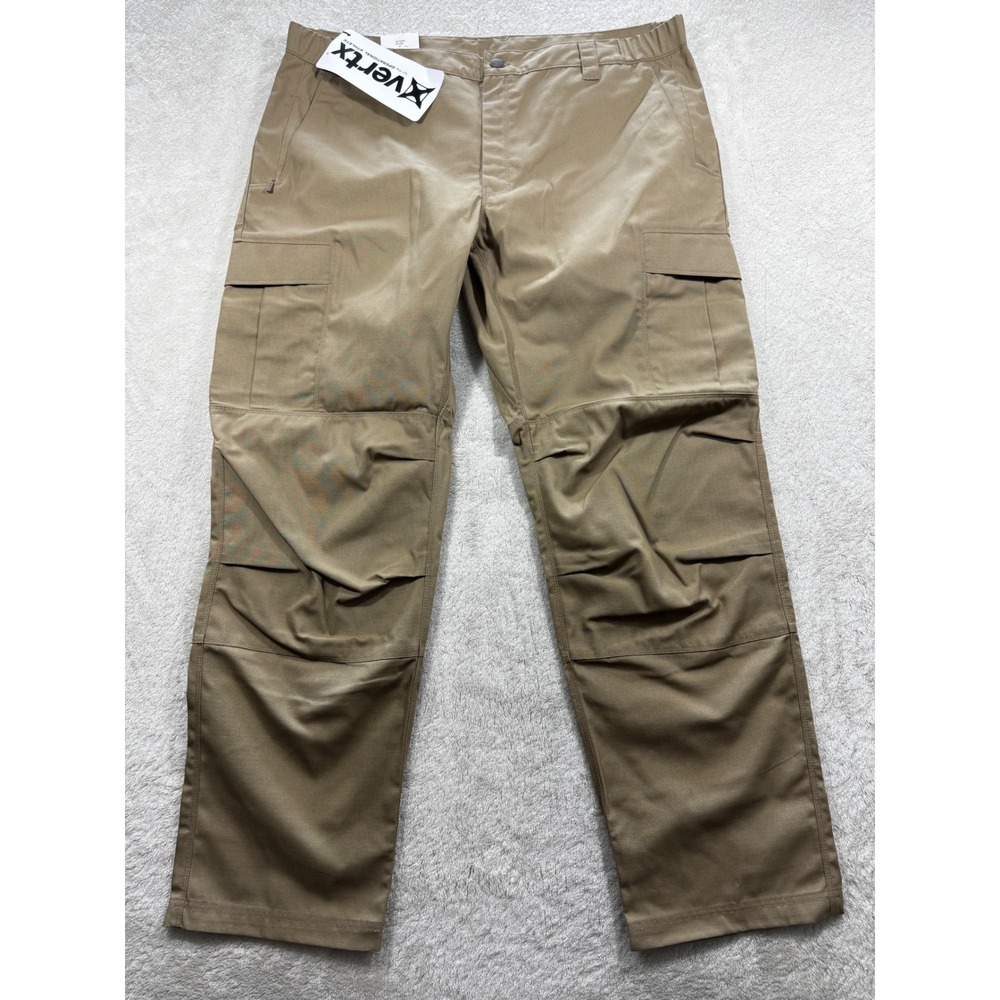 NWT Vertx Mens Phantom OPS Tactical Cargo Desert Tan Pants 40-32 Meas: 40x32